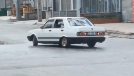 Konya’da drift yapan magandalara geçit yok
